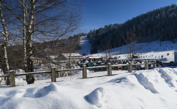 vers le parking de la Mauselaine